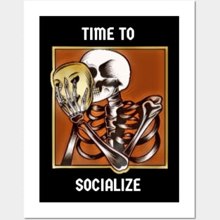 Time to socialize Posters and Art